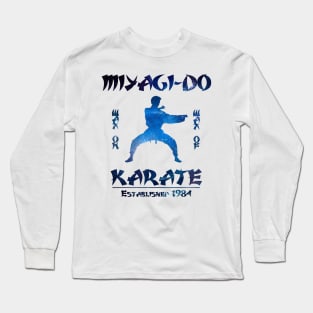 Miyagi Do Karate Kid Wax On Wax Off Long Sleeve T-Shirt